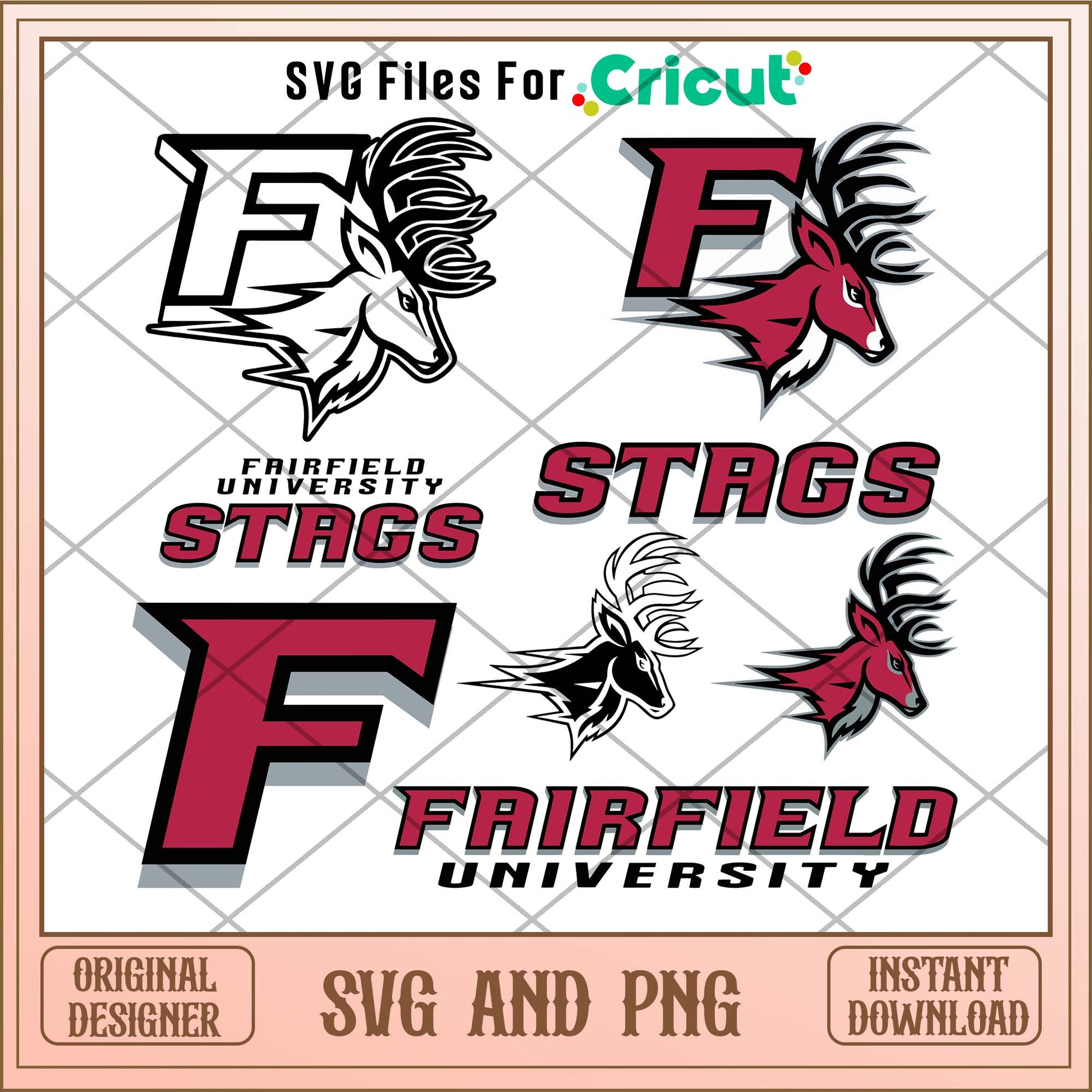 Fairfield Stags svg, Fairfield Stags svg bundle, NCAA svg 