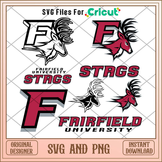 Fairfield Stags svg, Fairfield Stags svg bundle, NCAA svg 