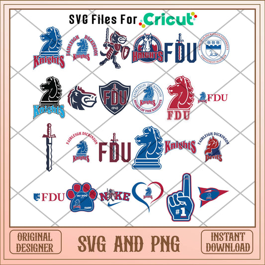 Fairleigh Dickinson Knights svg, Fairleigh Knights svg bundle, NCAA svg