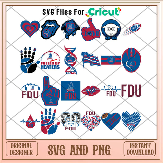 Fairleigh Dickinson Knights for life svg, Fairleigh Knights svg bundle, NCAA svg