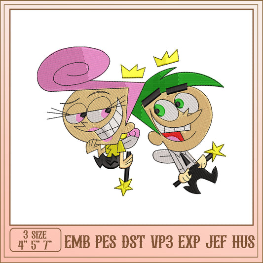 Fairly OddParents Embroidery Design