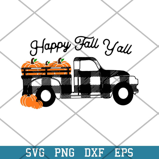 Fall Pumpkin Truck Svg, Car Halloween Svg-Svgfilesforcricut