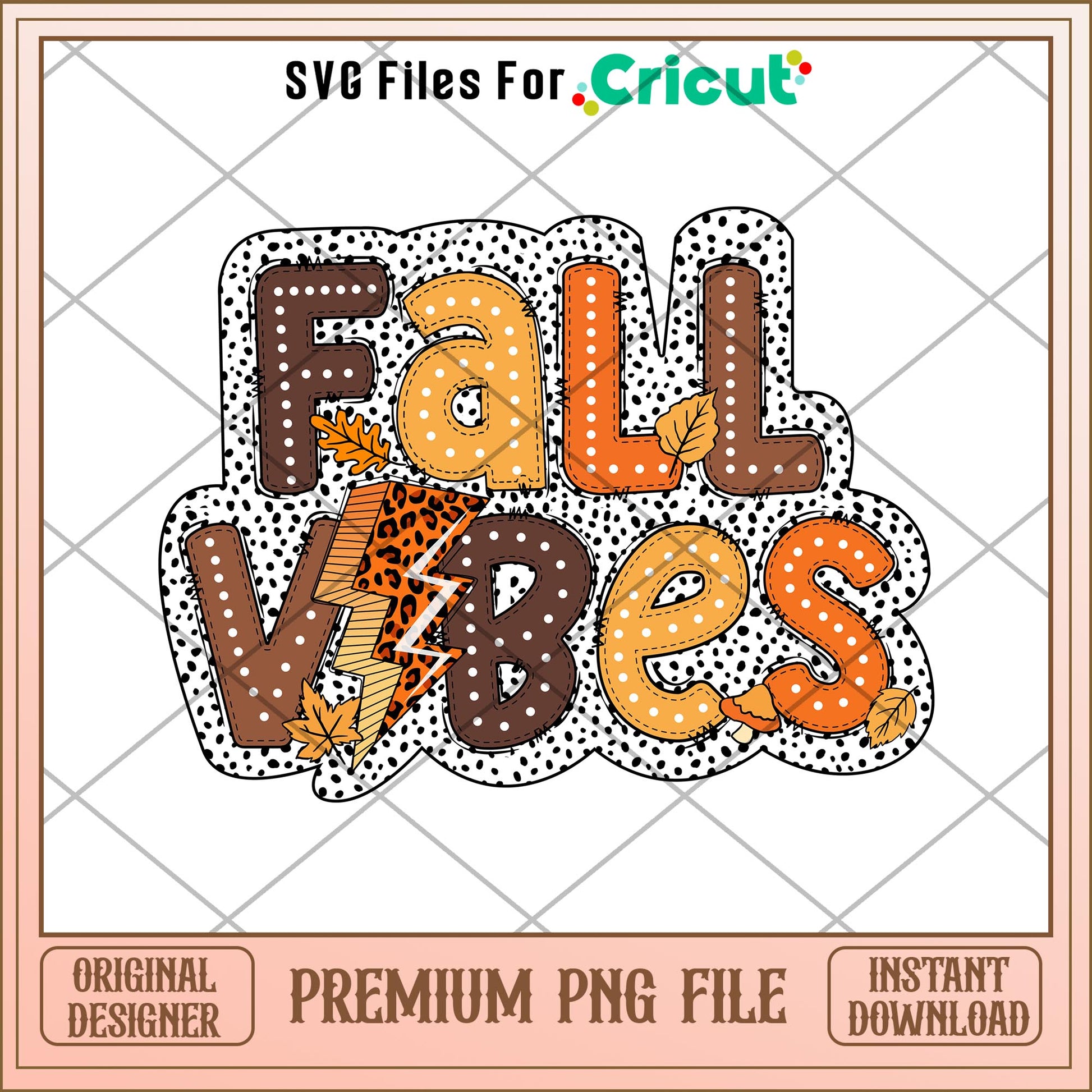 Fall vibes font retro vintage png, fall png, halloween png