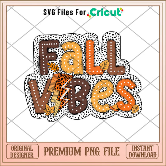 Fall vibes font retro vintage png, fall png, halloween png