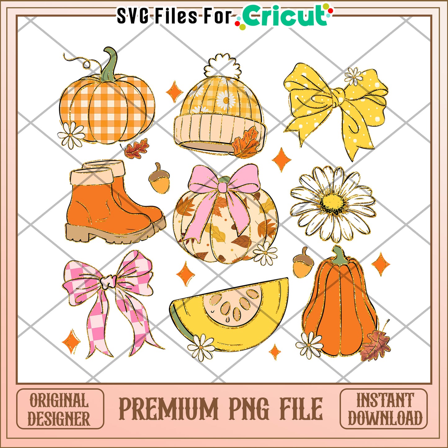 Fall gliter png, fall season png, halloween holiday png