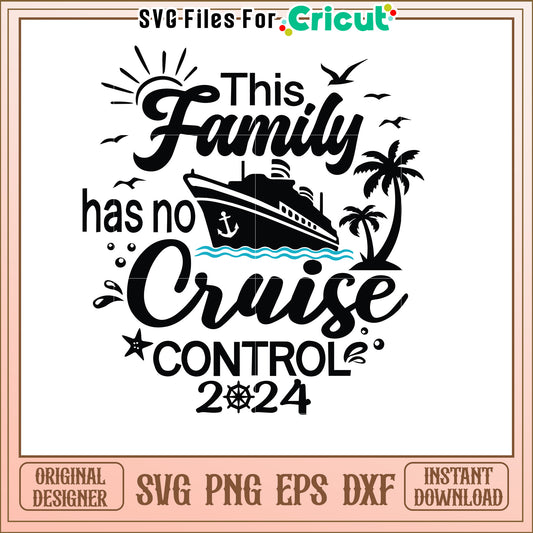 Family Cruise 2024 SVG Design