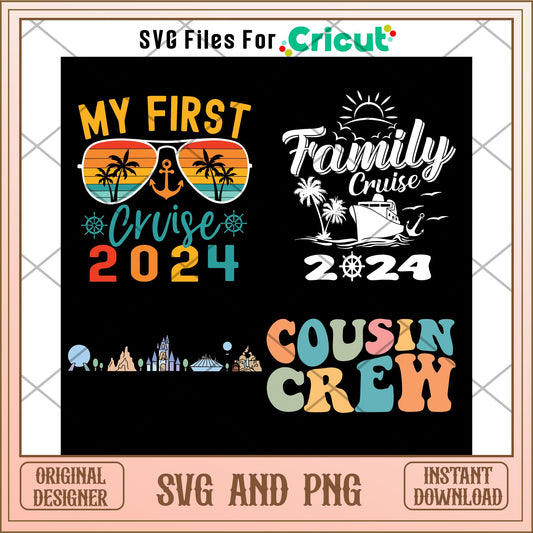 Family trip 2024 svg bundle, Family time svg - Svgfileforcricut