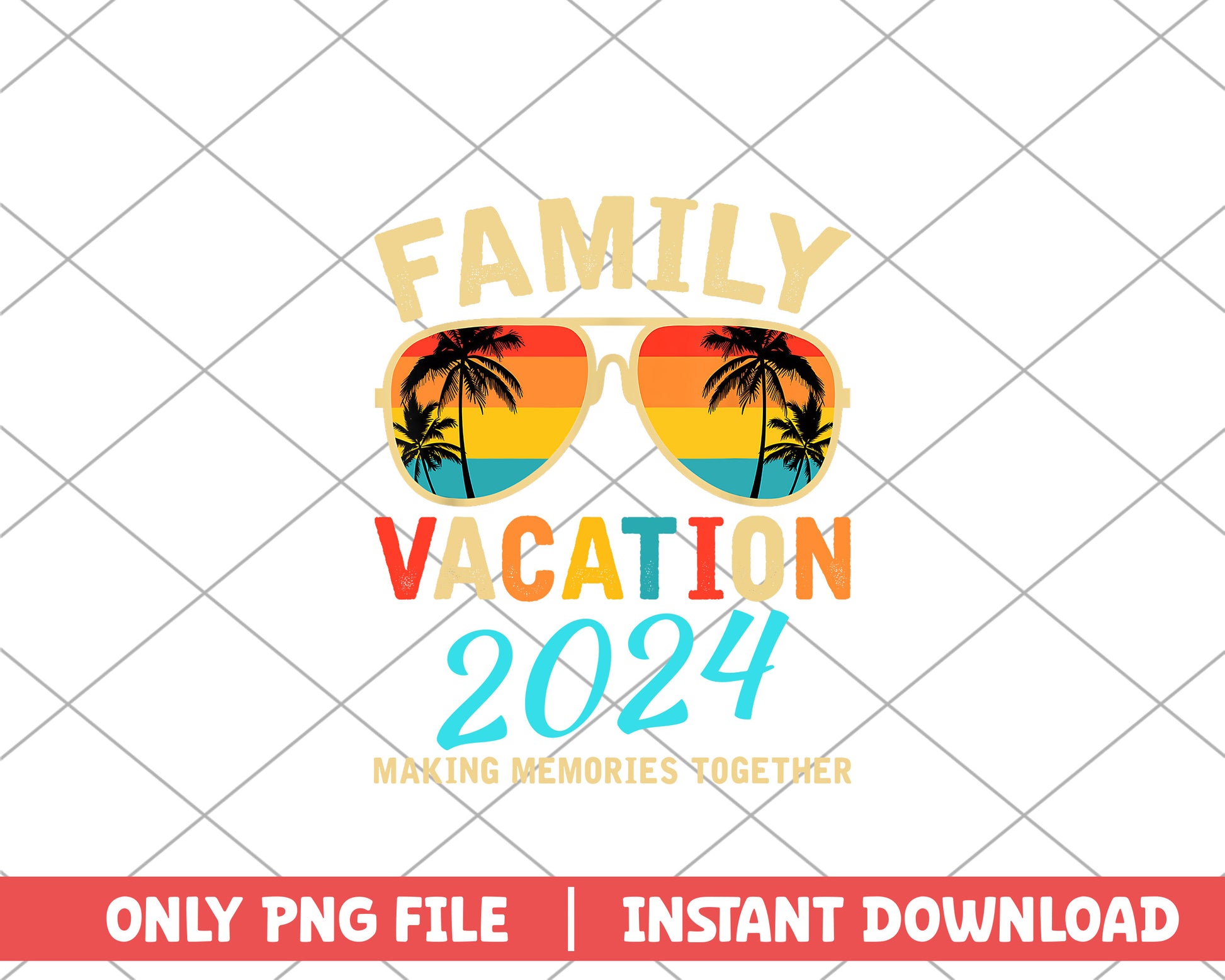 Family vacation making memories together disney png