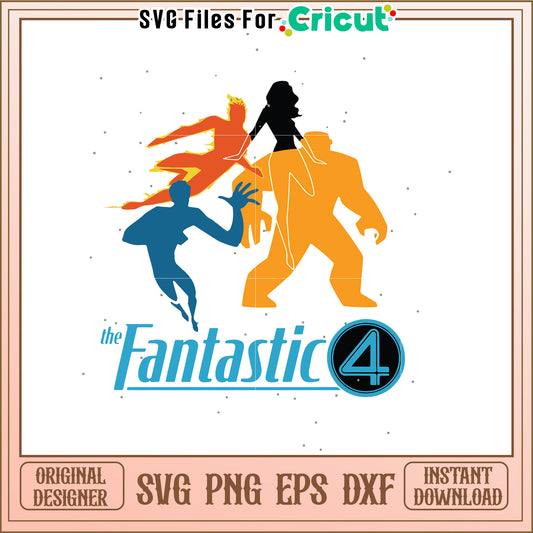 Fantastic 4 svg, spooky halloween svg, halloween season svg