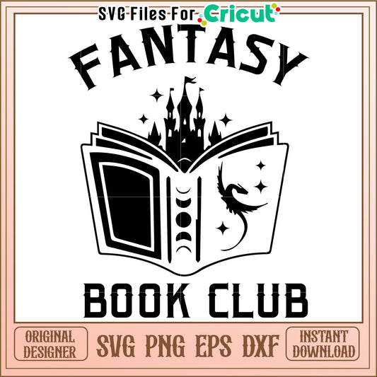 Fantasy book club design svg, basgiath war college svg, romantasy dragon svg