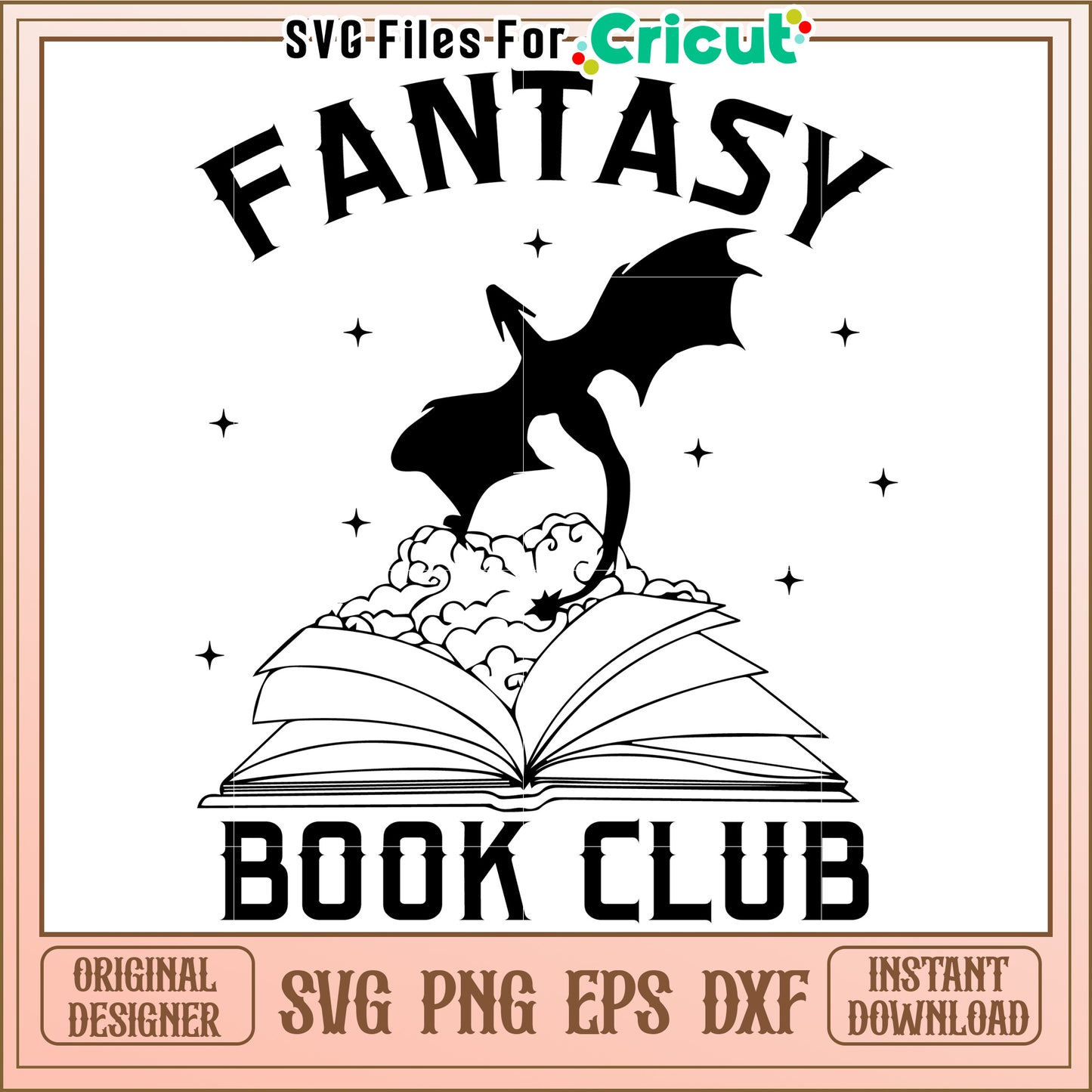 Fantasy book club svg, basgiath war college svg, romantasy dragon svg