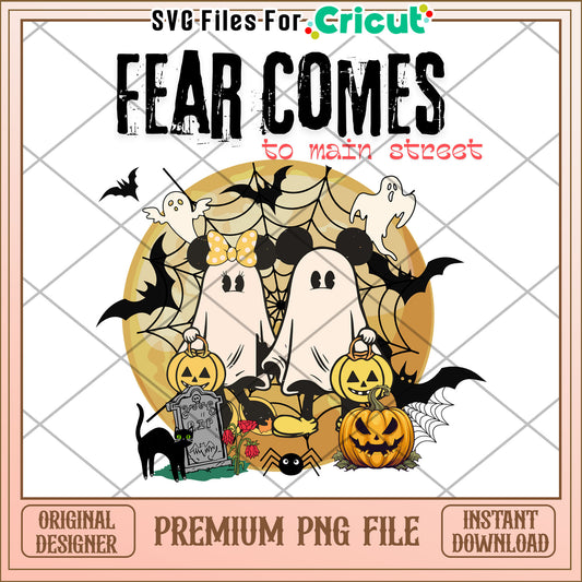 Fear comes to main street png, spirit halloween​ png, halloween candy png