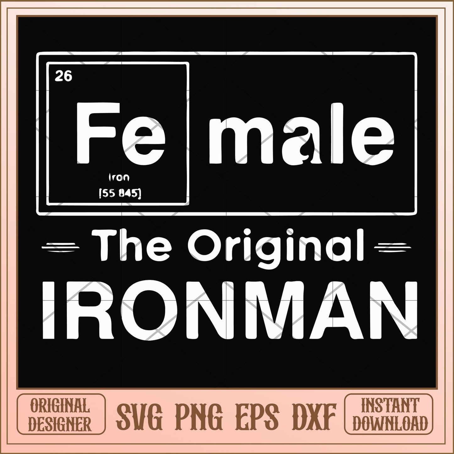 Female the original ironman svg, ironman svg, funny svg