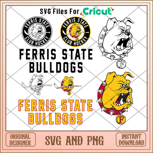 Ferris State Bulldogs svg, Ferris State Bulldogs svg bundle, NCAA svg