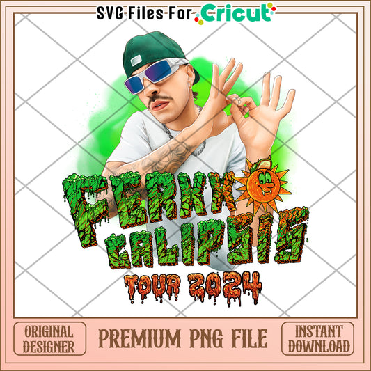 Ferxxo calipsis tour design png, ferxxo calipsis tour​ png, latin music png