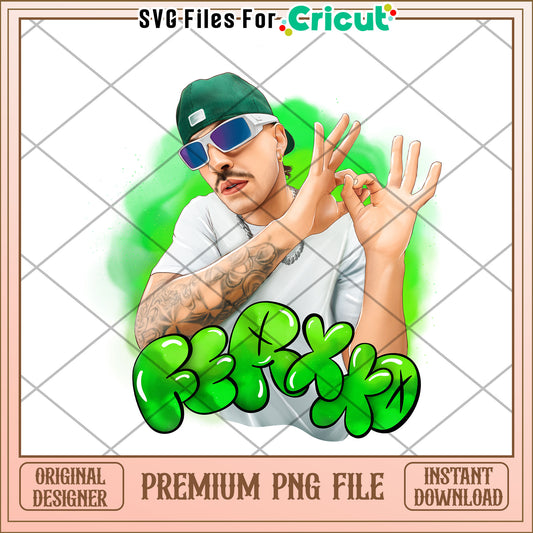 Ferxxo caplipsis png, feid concert design​ png, latin music png