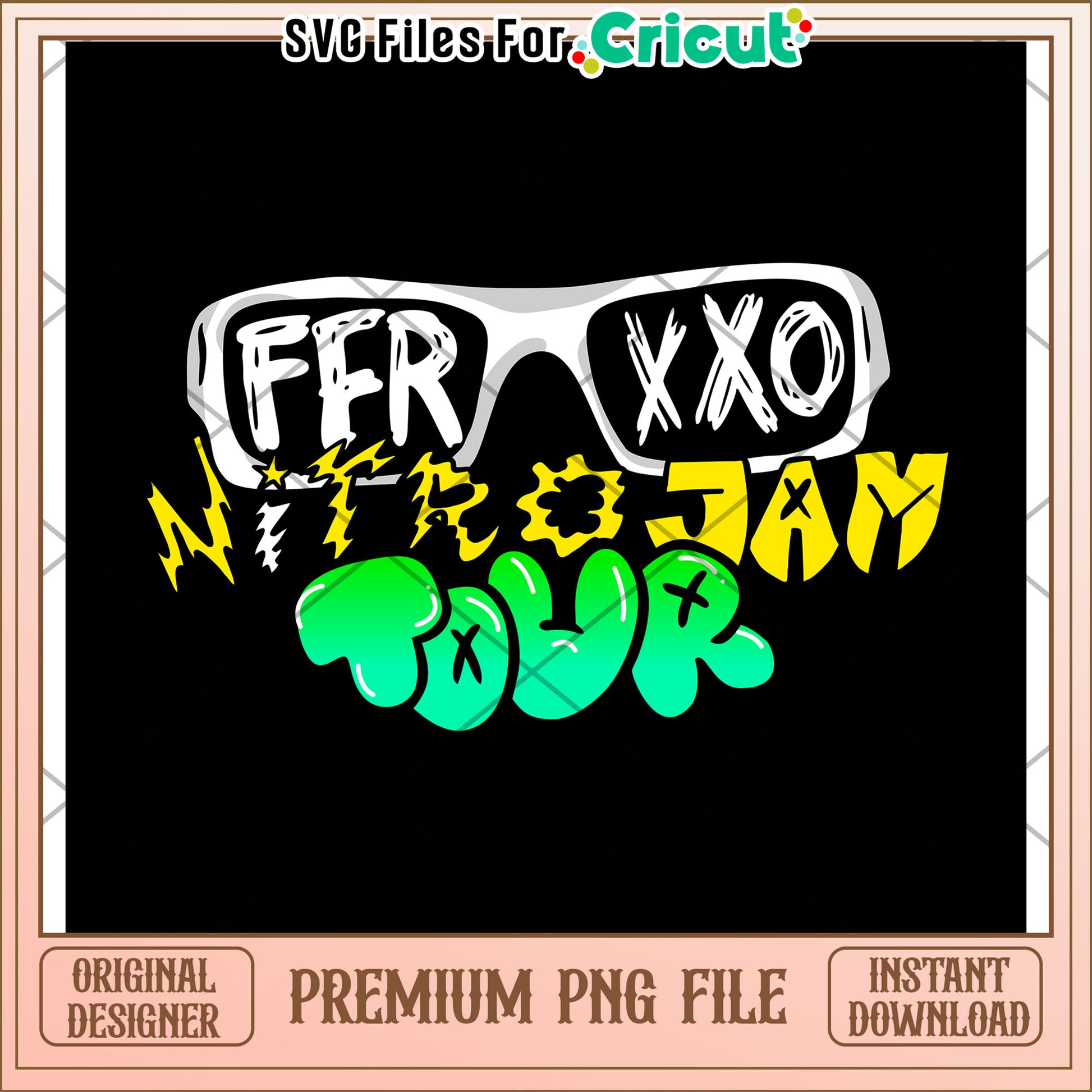 Ferxxo nitro jam tour png, feid concert design​ png, latin music png