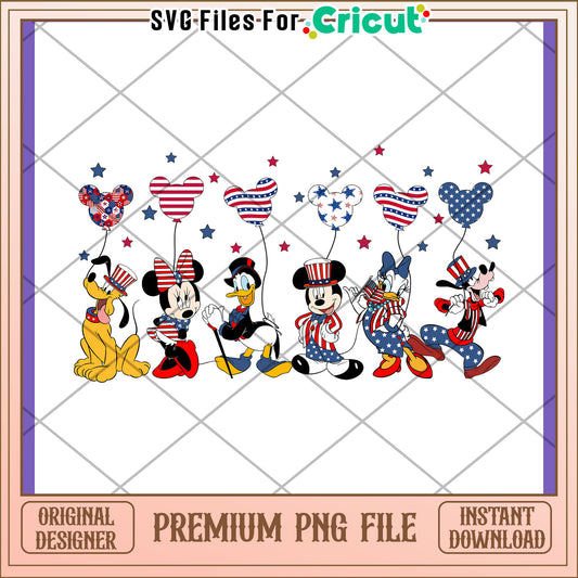 Festive Disney PNG Design for Celebrations Download