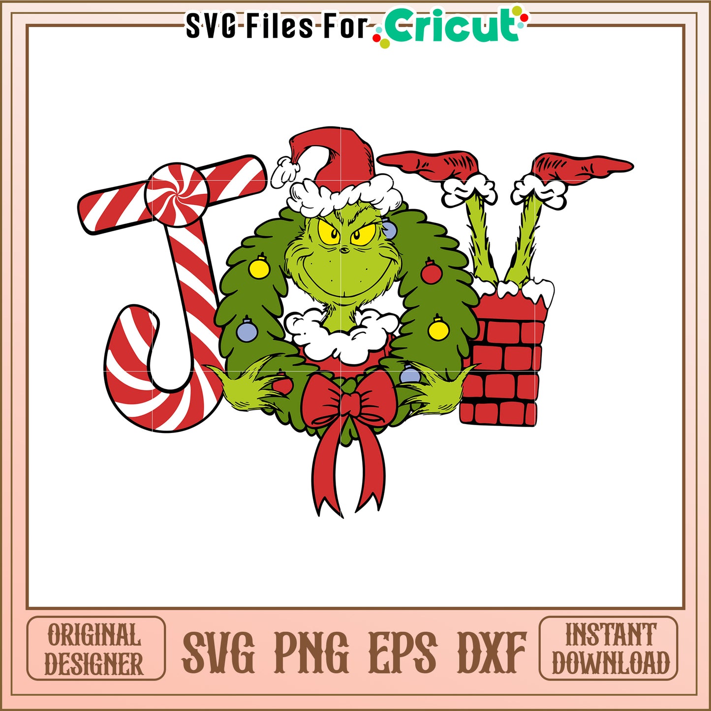 Festive Grinch SVG Design for Holiday Crafting Projects and Decor