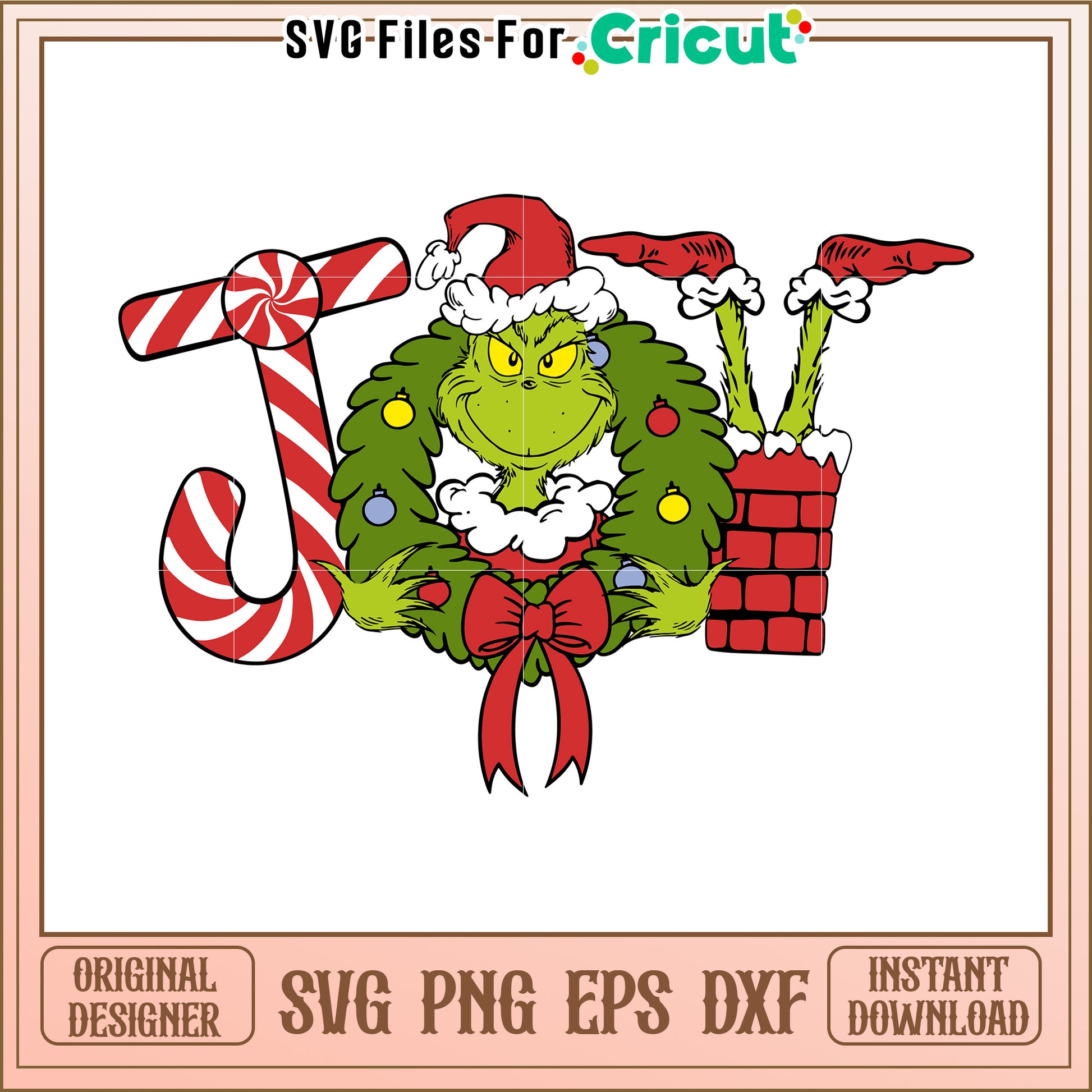 Festive Grinch SVG Design for Holiday Crafting Projects and Decor