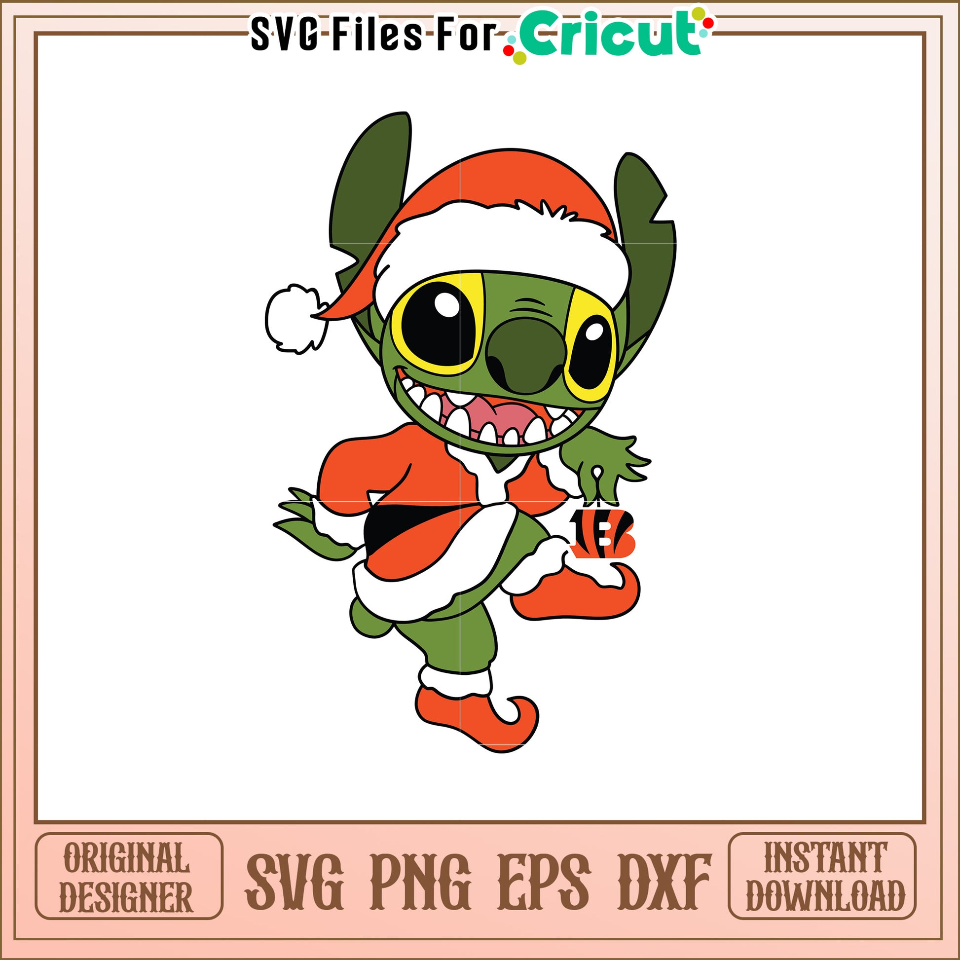 Festive SVG Design Cute Cartoon Character Christmas