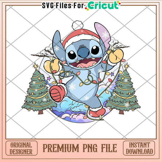 Festive Stitch PNG Download for Holiday Crafting and Design Use