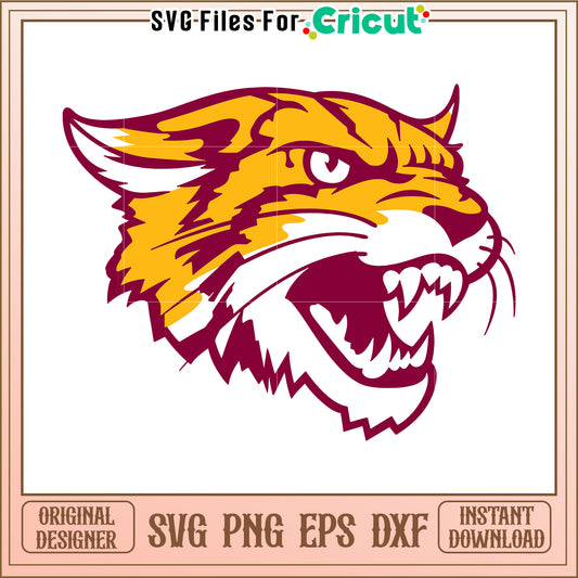 Fierce Tiger SVG Design for Crafting, Perfect for Cricut Projects and Download