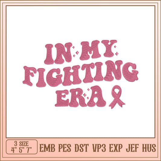 Fighting Era Embroidery Design