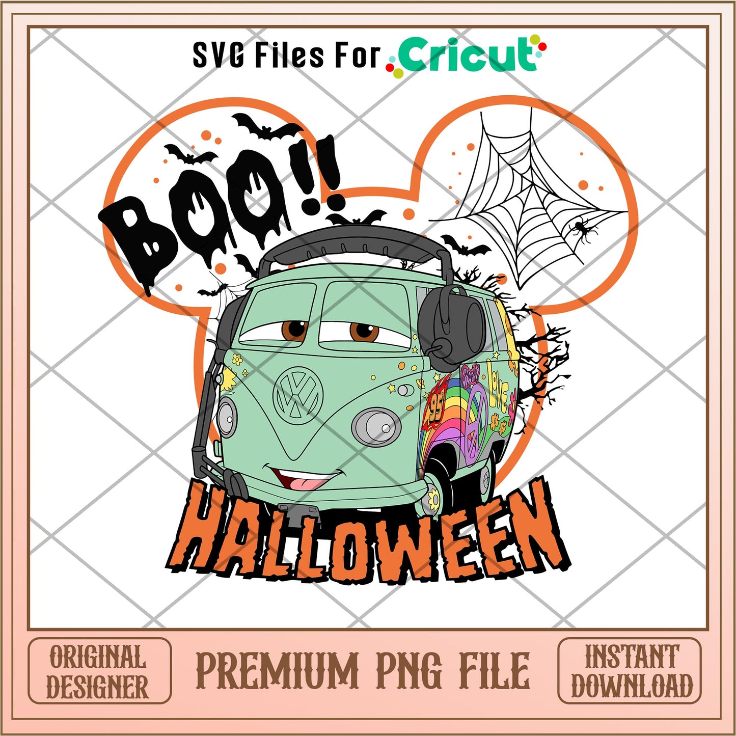 Fillmore Car   Boo  halloween png, car png, digital download