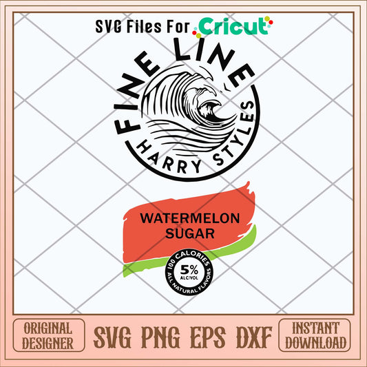 Fine Line Harry Styles Watermelon Sugar Svg