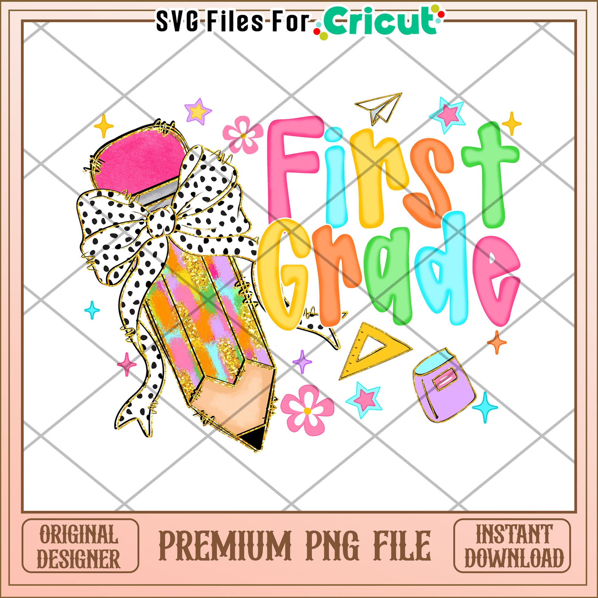 First grade pencil png, making learning fun​ png, back to school​ png