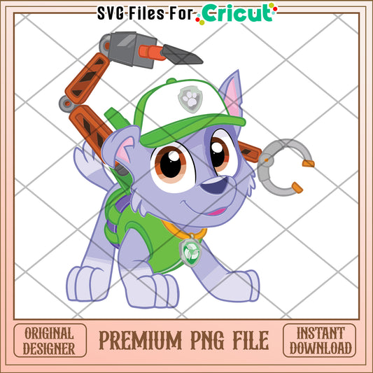 Fixer dog png, paw patrol png, cute dog cartoon png