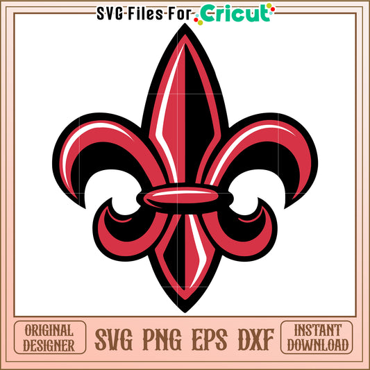 Fleur de Lis SVG Design for Crafting Projects, Instant Download for Cricut