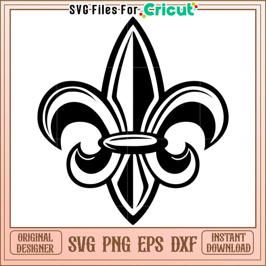 Fleur de Lis SVG Design for Cricut, Perfect for Crafts and Projects