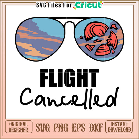 Flight cancelled svg, skeet shooting funny svg, champion clay​ svg