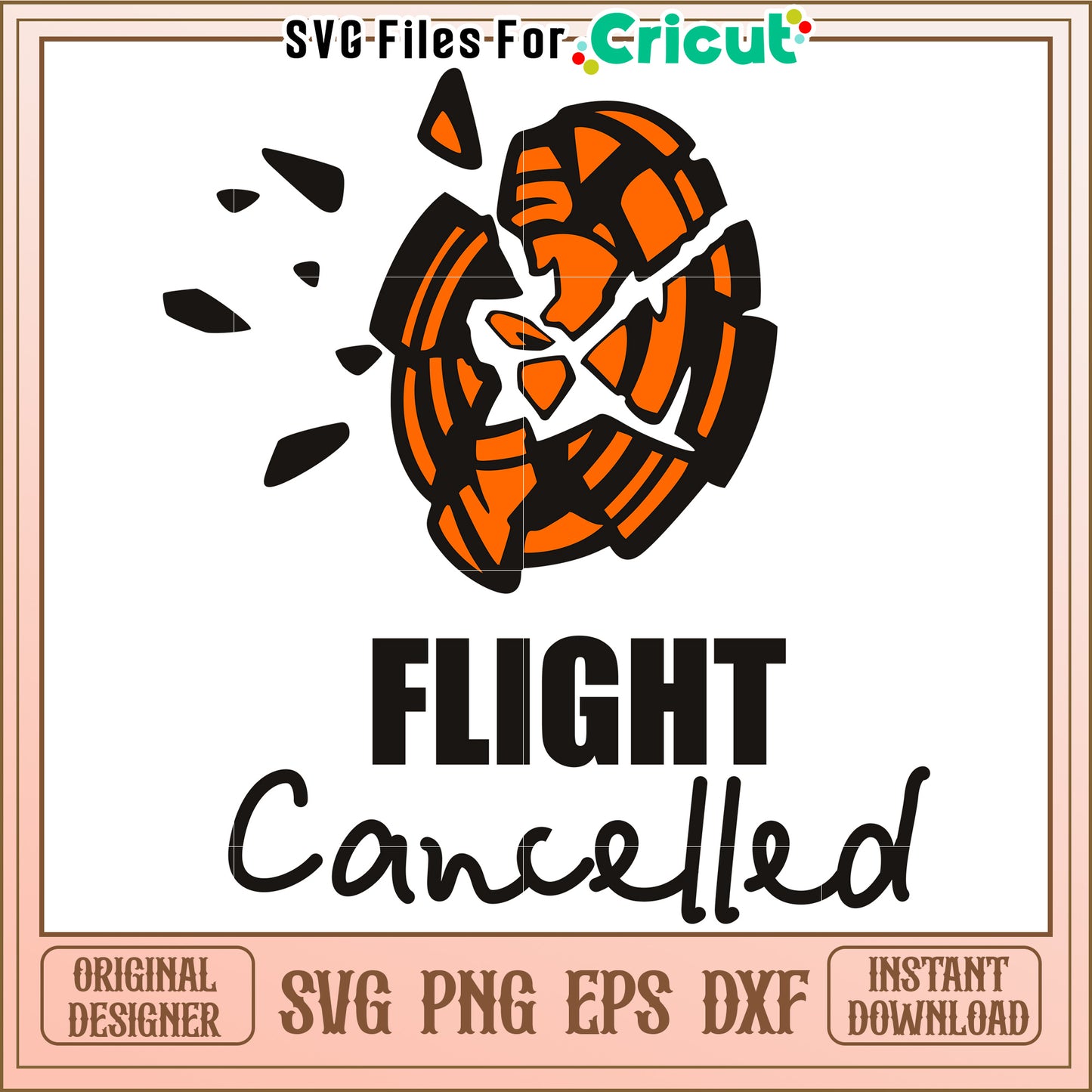 Flight cancelled svg, skeet shooting svg, skeet meme svg