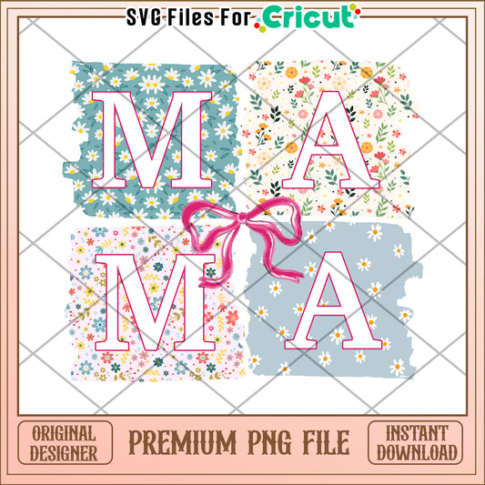 Floral Mama PNG Design Mothers Day
