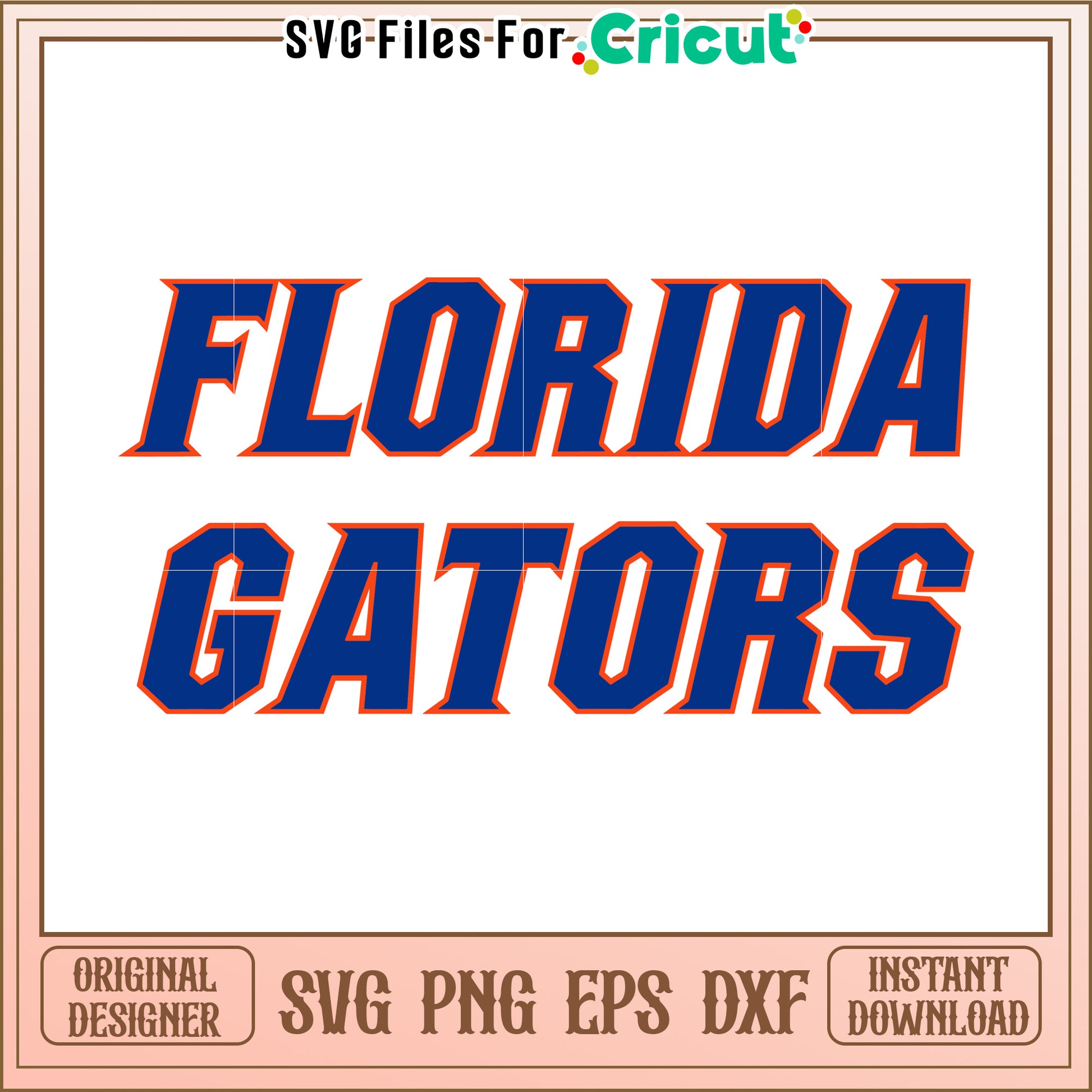 Florida Gators SVG File for Cricut, Perfect for Sports Vinyl Projects