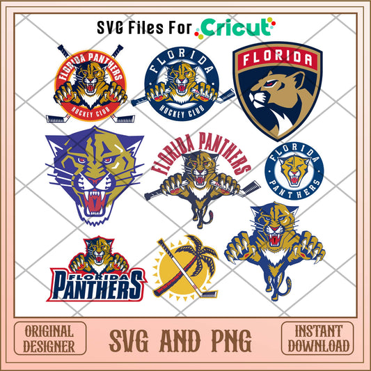 Florida Panthers svg, Florida Panthers svg bundle, NHL svg