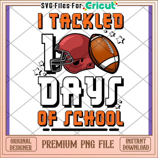 Football 1st Day School PNG Design