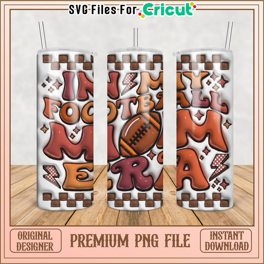 Football Mom PNG Sublimation Design