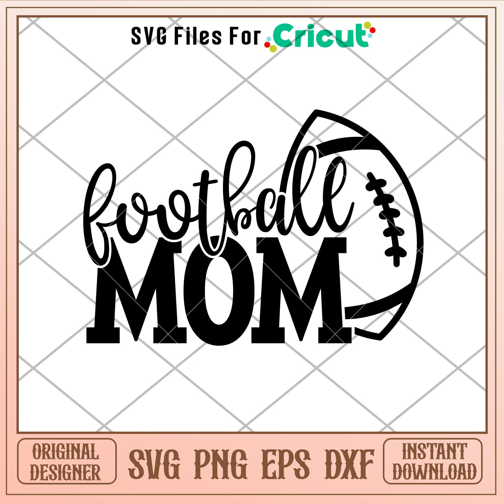 Football Mom, Football Mom Svg