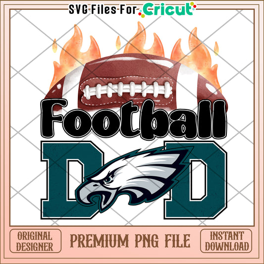 Football PNG Design for Cricut, Instant Download Premium File