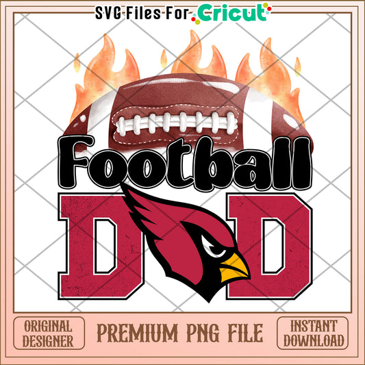 Football PNG Design for Cricut, Instant Download for DIY Crafts