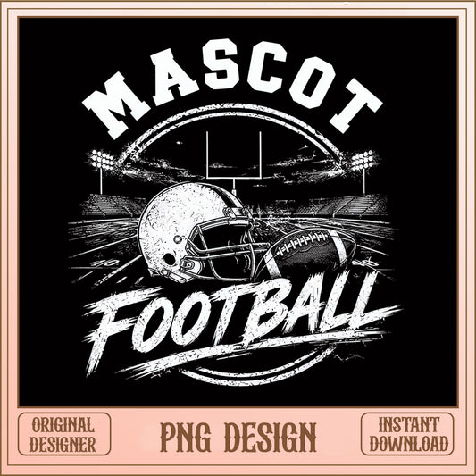 Football Mascot PNG, Custom Football Team Design, Sports PNG