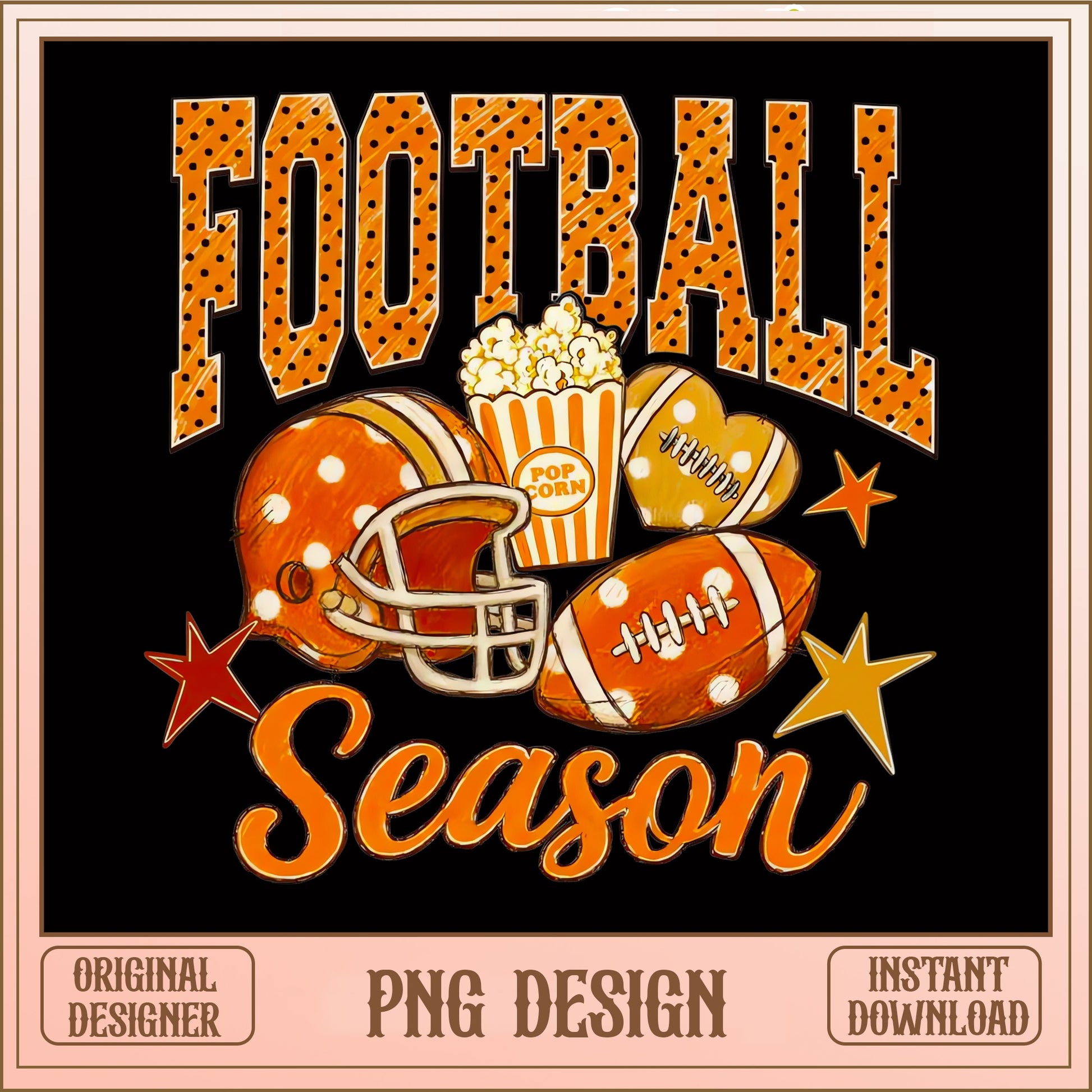 Football Season PNG, Football Helmet Sublimation, Game Day PNG
