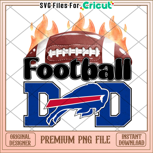 Football themed PNG design for Cricut projects, perfect for enthusiasts