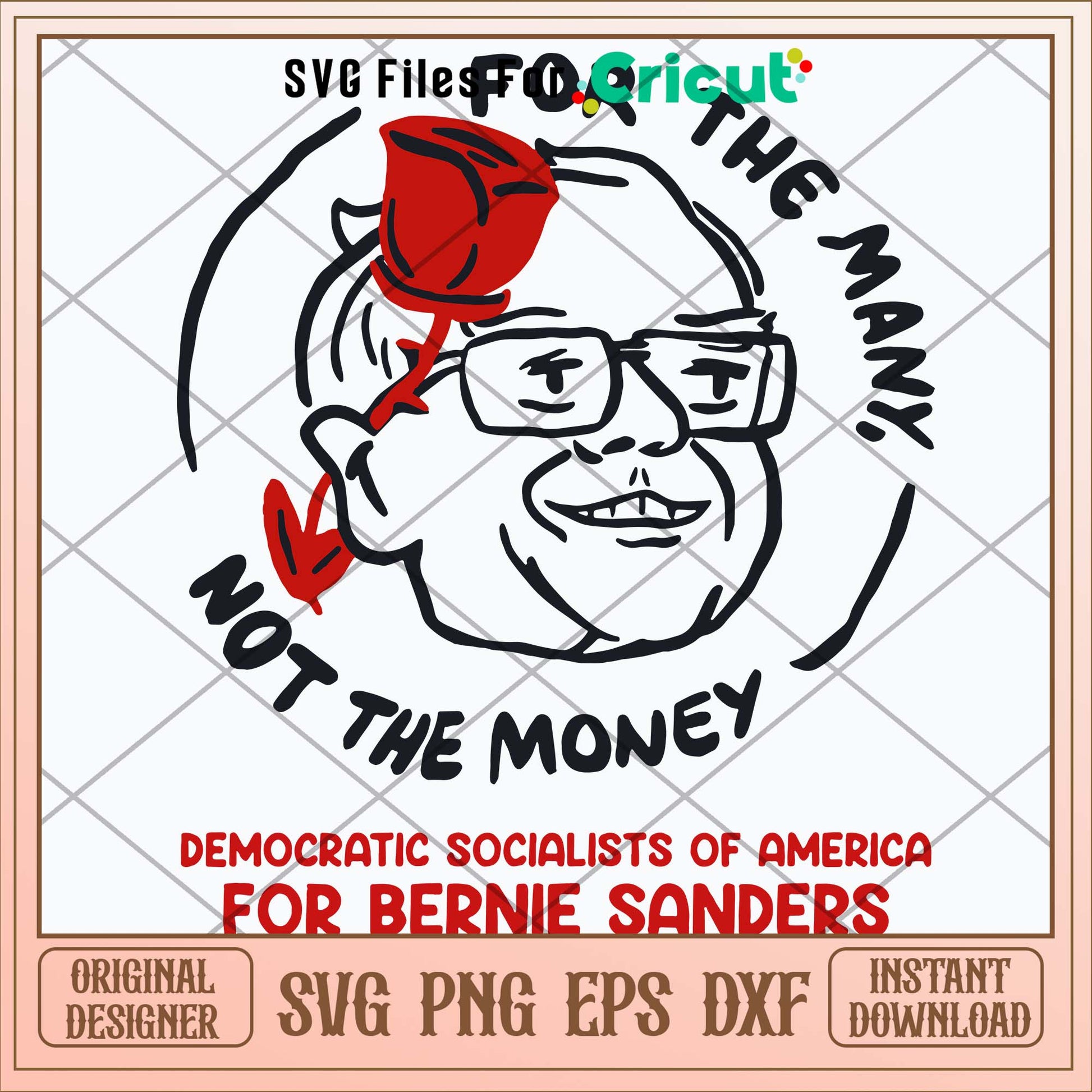 For The Many Not The Money Svg