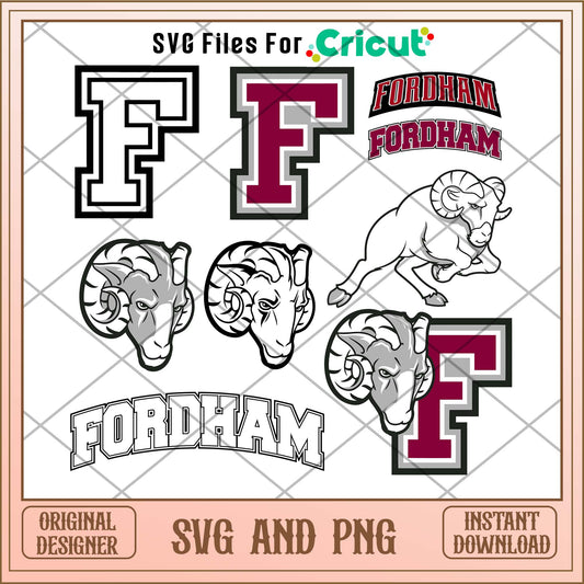 Fordham Rams svg, Fordham Rams svg bundle, NCAA svg