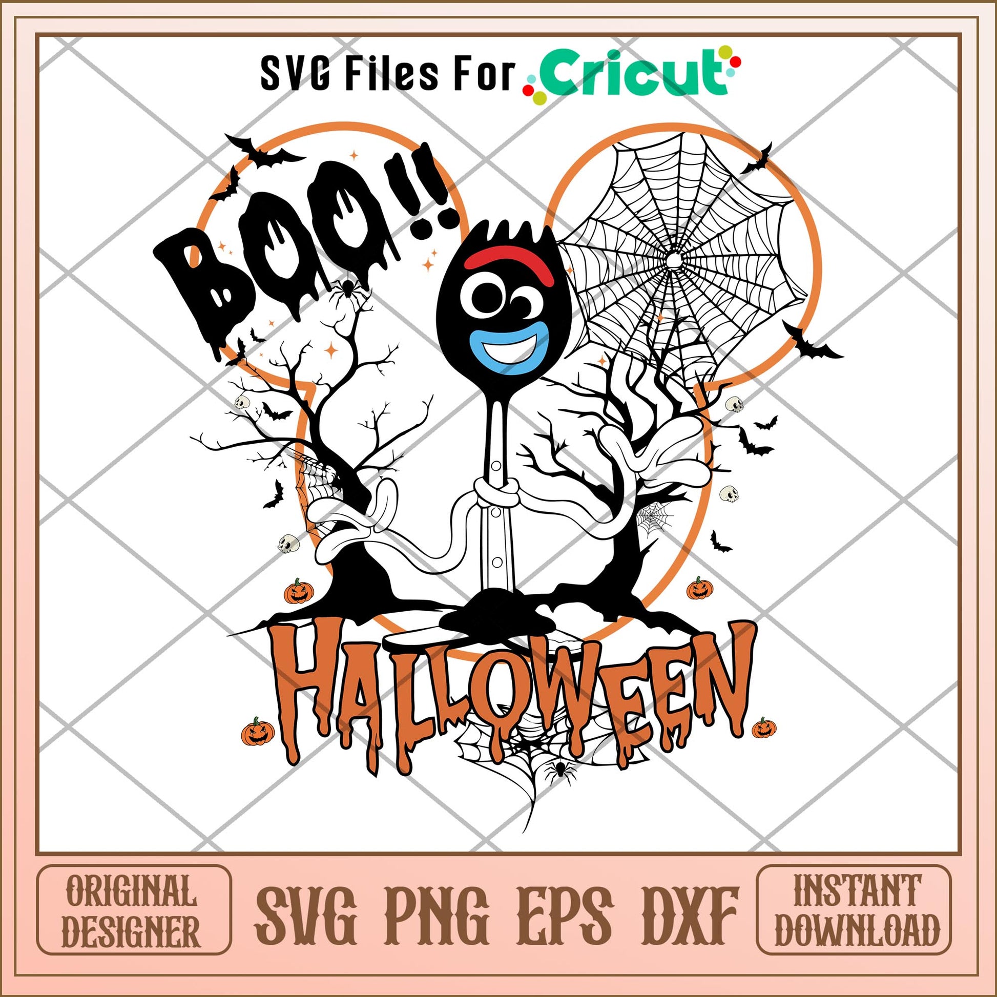 Forky boo halloween svg, Toy story  characters svg, Digital Download